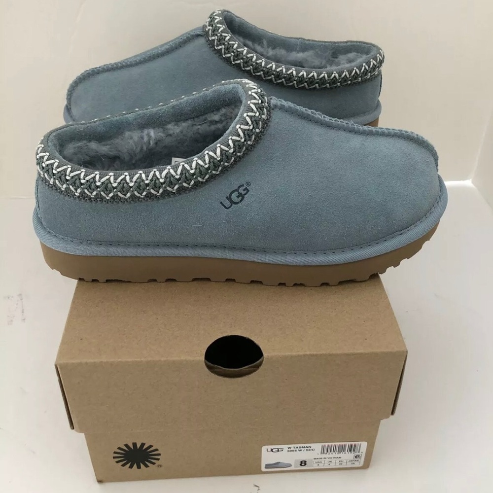 NIB UGGs TASMAN CLASSIC SUEDE SHEEPSKIN SLIPPERS